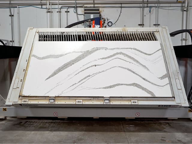 Slab Loading Tank | CNC Sawjet machine for stone countertops