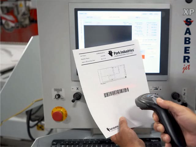 Barcode Scanner - Easy to use stone cutting machine
