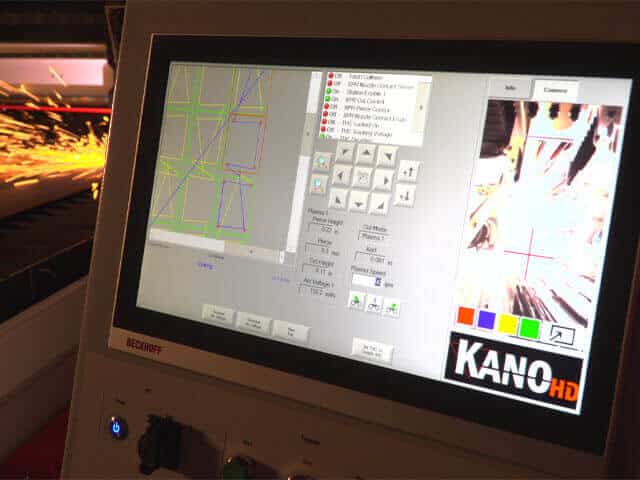 Optional Mounted Digital Camera for Accurate Alignment on the KANO HD CNC Series