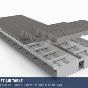 Down Draft Air Table Option on the KANO HD CNC Plasma Series