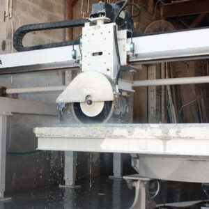 Slab cutting | Sierra Bridge Saw | Manual Saw Cutting Machine for Stone Fabricators