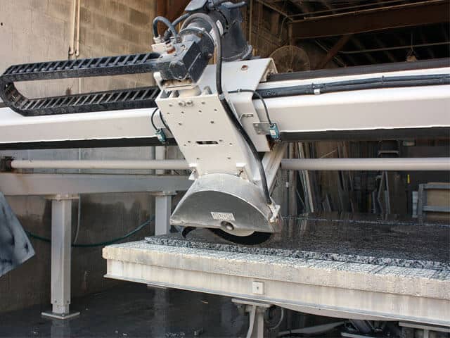 Miter Cutting | Sierra Bridge Saw | Manual Saw Cutting Machine for Stone Fabricators