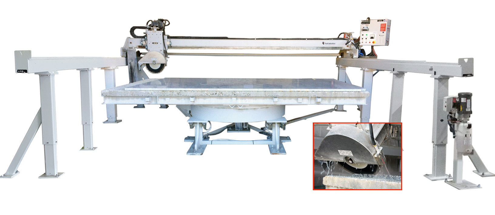 Sierra-Bridge-Saw-full machine with features