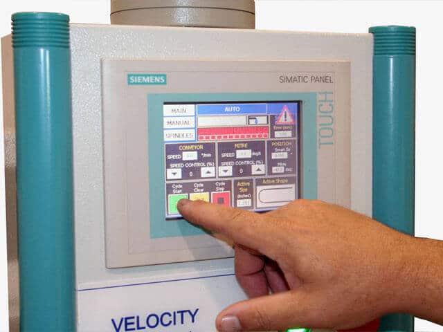 Simple Touch Screen with VELOCITY Decorative Edge Polisher