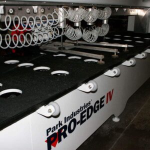 Material Handling Rollers on PRO-EDGE IV Edge Shaper and Polisher by Park Industries