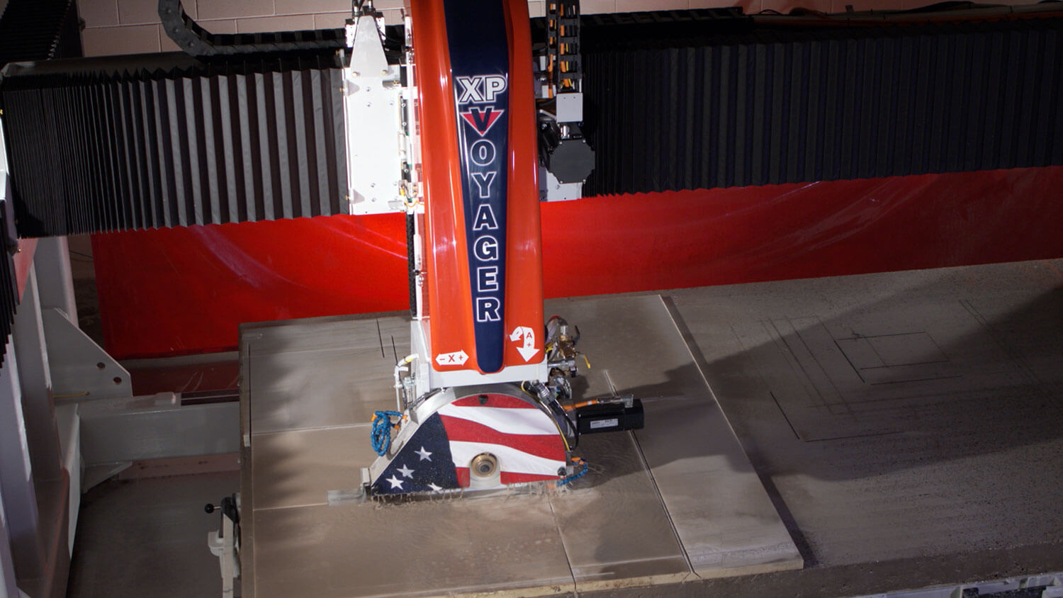 TightCut Blade Plunge | VOYAGER XP 5-Axis CNC Saw for Stone Cutting