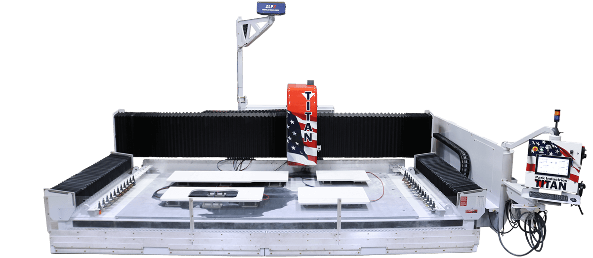 TITAN CNC Router for Stone Fabrication - 3000 Series Machine Features