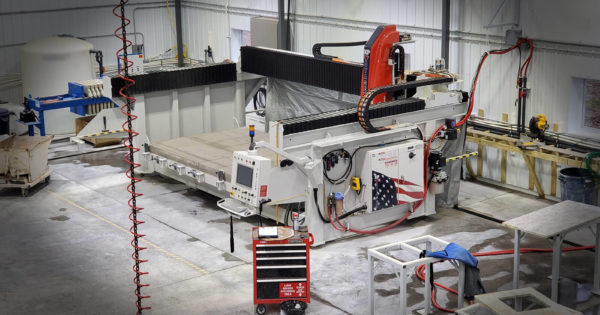 VOYAGER XP 5-Axis CNC Stone Saw at Whispering Pines