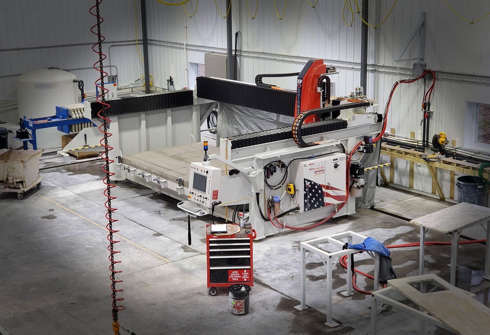 VOYAGER XP 5-Axis CNC Stone Saw at Whispering Pines