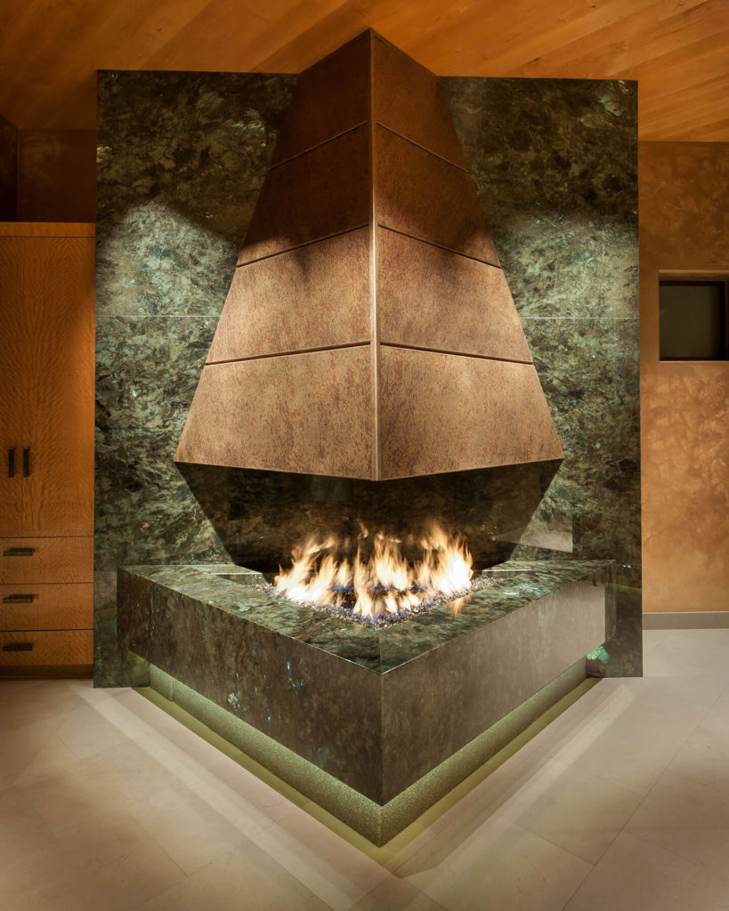 Custom Fireplace | Stocket Granite - Customer of Park Industries Stone Machinery