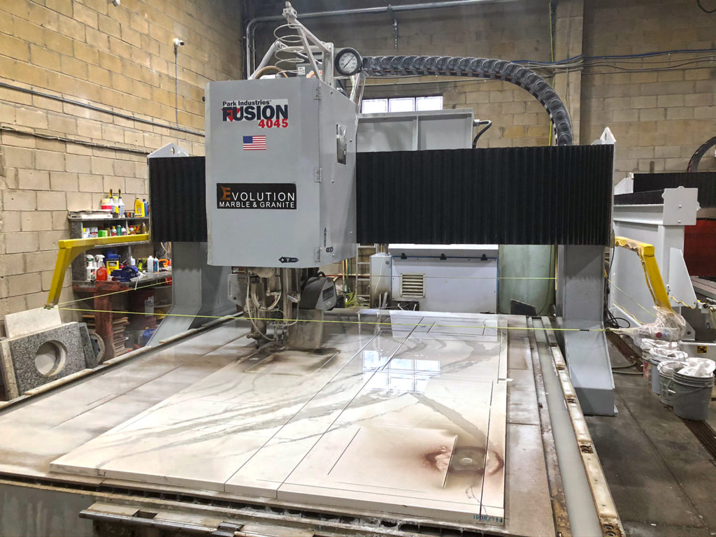 FUSION CNC Sawjet for Stone Fabrication | Evolution Marble and Granite