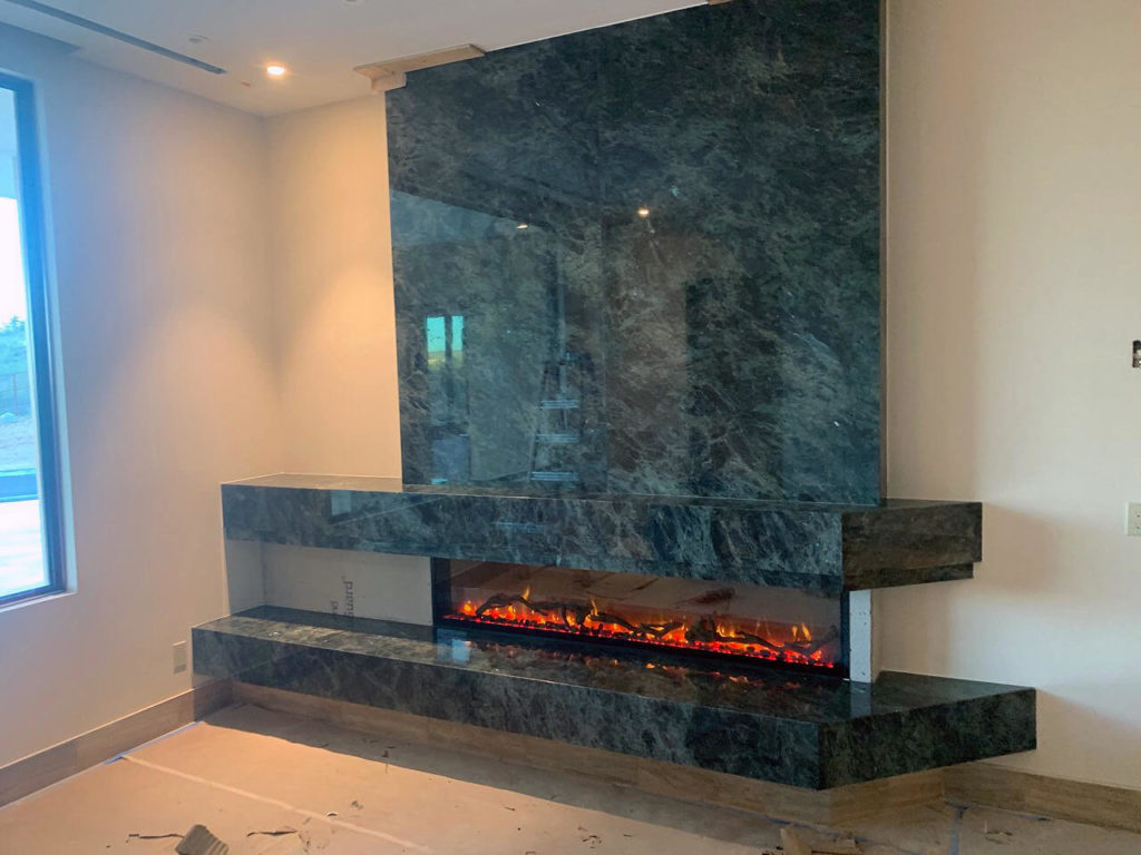 Fireplace | Old World Tile & Granite | Park Industries Stone Machinery