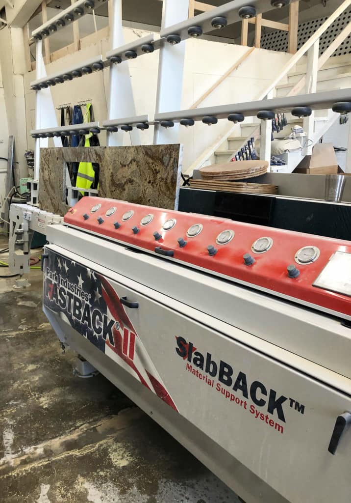 FASTBACK II Edge Polisher at Quality Floor Covering + Stone | Stone Machinery