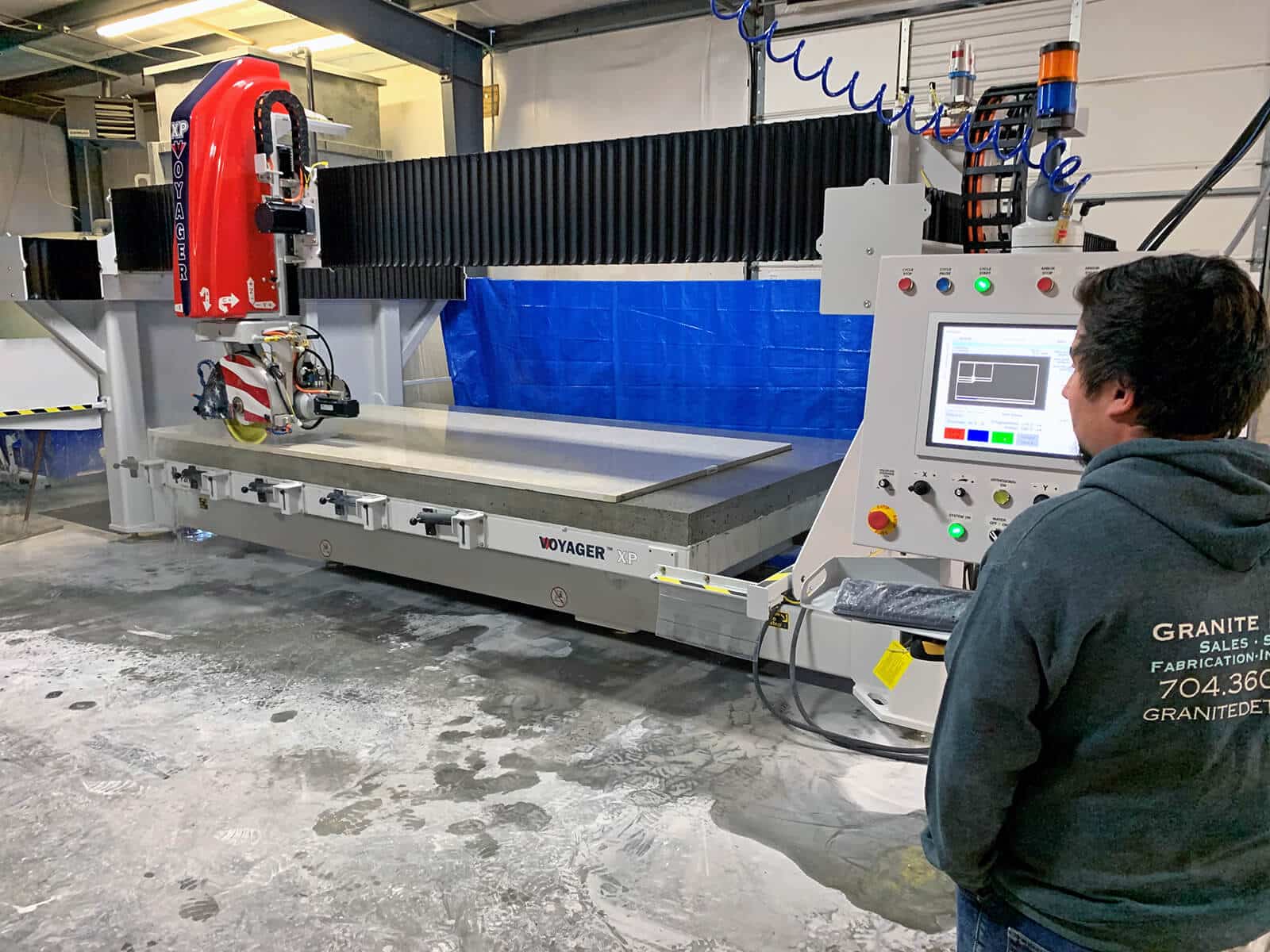 VOYAGER XP CNC Saw at Granite Details