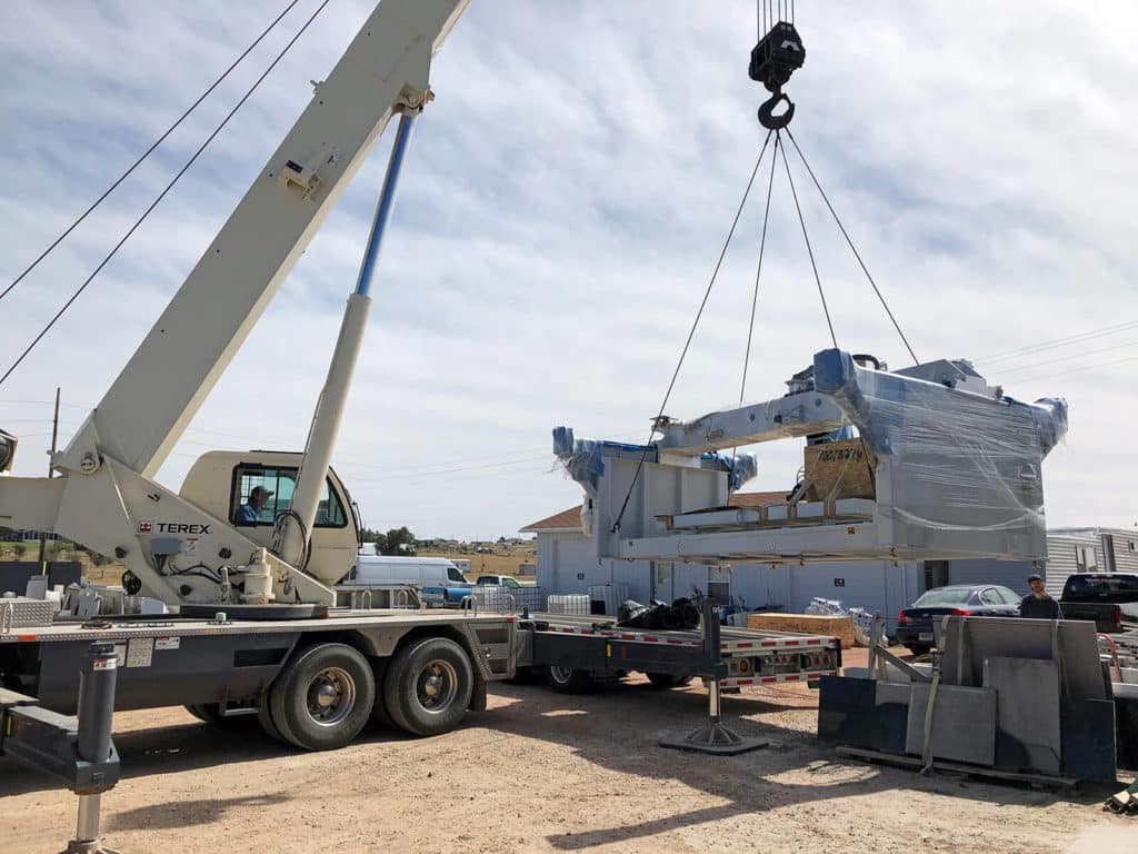 VOYAGER XP CNC Saw at Quality Floor Covering + Stone | Stone Machinery