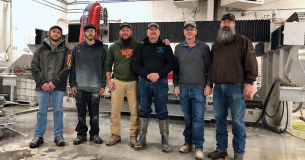 The Team by their VOYAGER XP CNC Saw