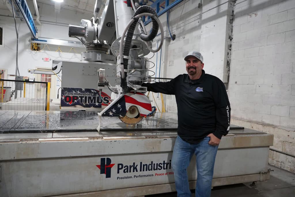 Paul V. | East Coast Countertops | Park Industries Stone Machinery Case Study
