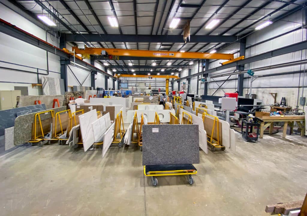 Stone Shop at The Countertop Shop | Fabricator Spotlight of Park Industries CNC Stone Machinery for Countertop Fabricators