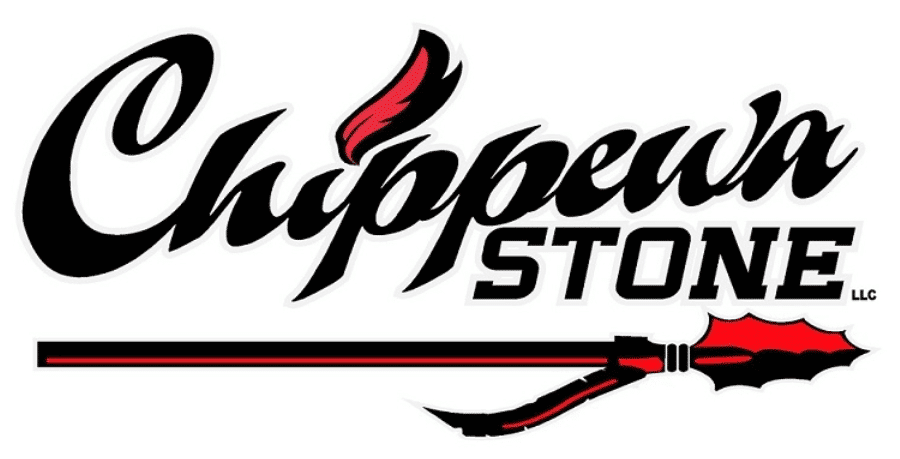 Chippewa Stone LLC logo with a spear