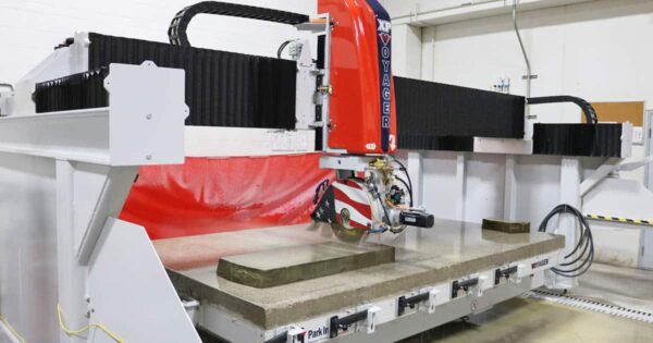 VOYAGER XP cutting architectural parts cnc saw stone fabrication