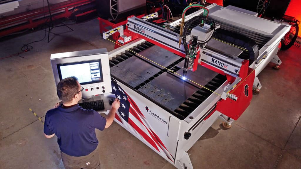 Kano HD 510™ plasma cutting table in action
