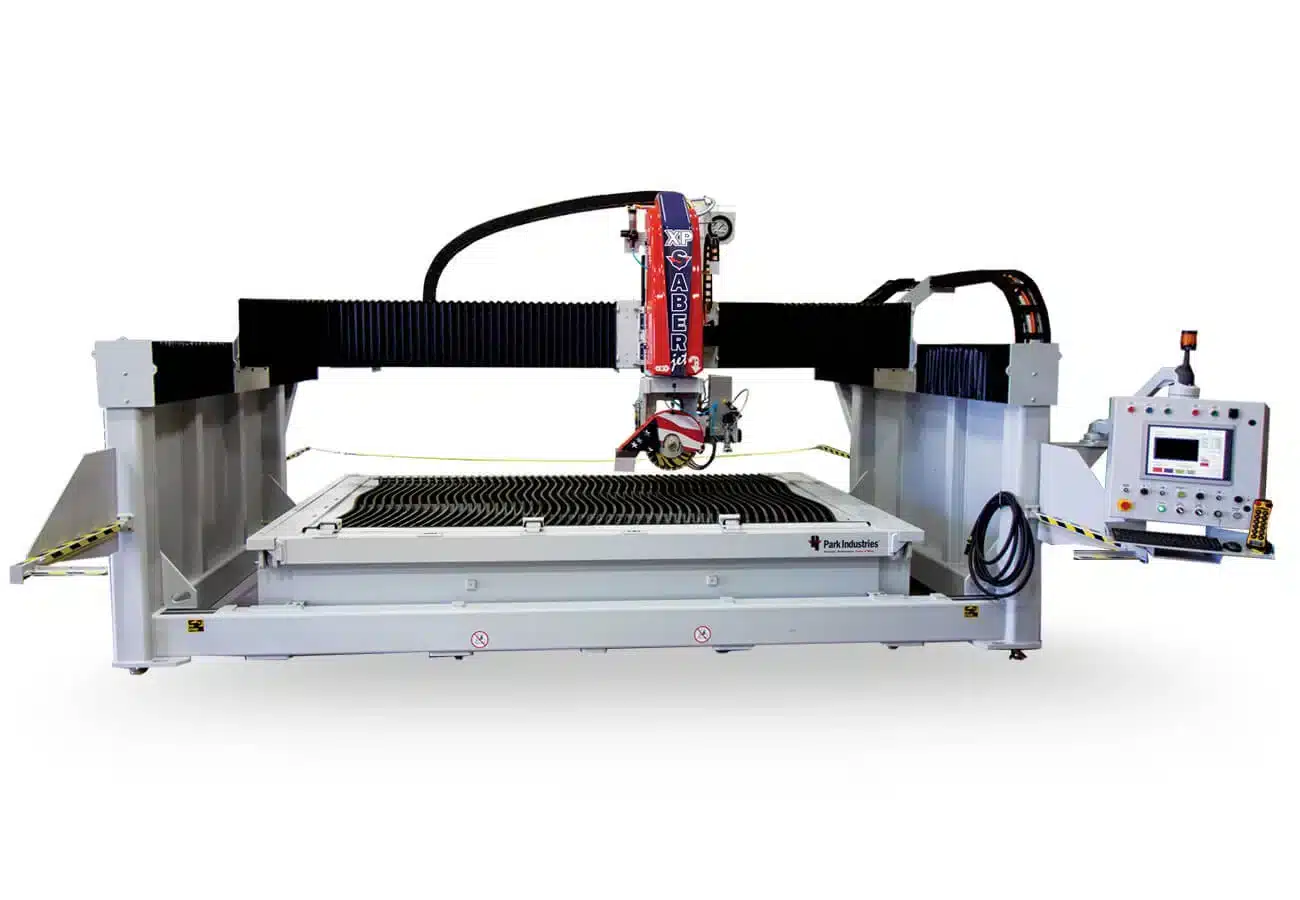 SABERjet™ XP CNC Sawjet Stone Fabrication Waterjet & 27 hp Saw