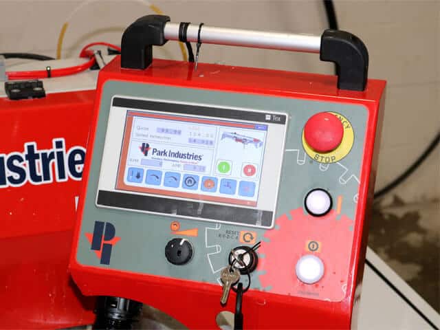 Touchscreen Controls | CrossCut XP Miter Saw | Mitering Machine for Stone, Porcelain, Granite & More