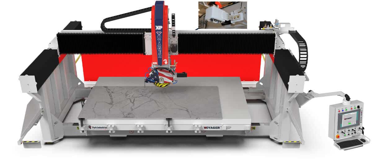 Features of the VOYAGER XP CNC Saw for Stone Cutting