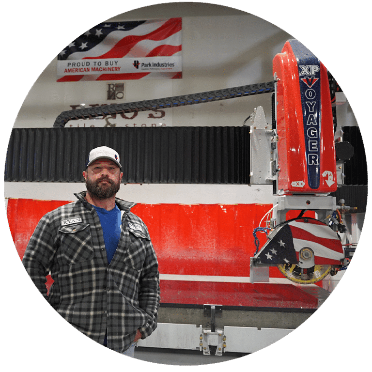 Ryan Sjostrom at Rino's Tile & Stone | Fabricator Spotlight