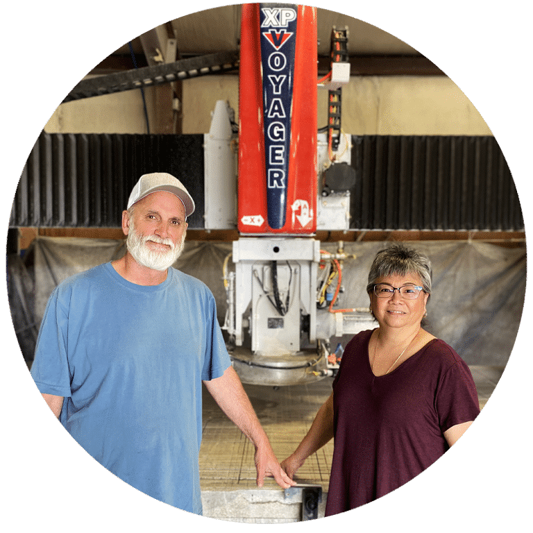 Dave & Audrey at Standerfer Stoneworks | Fabricator Spotlight