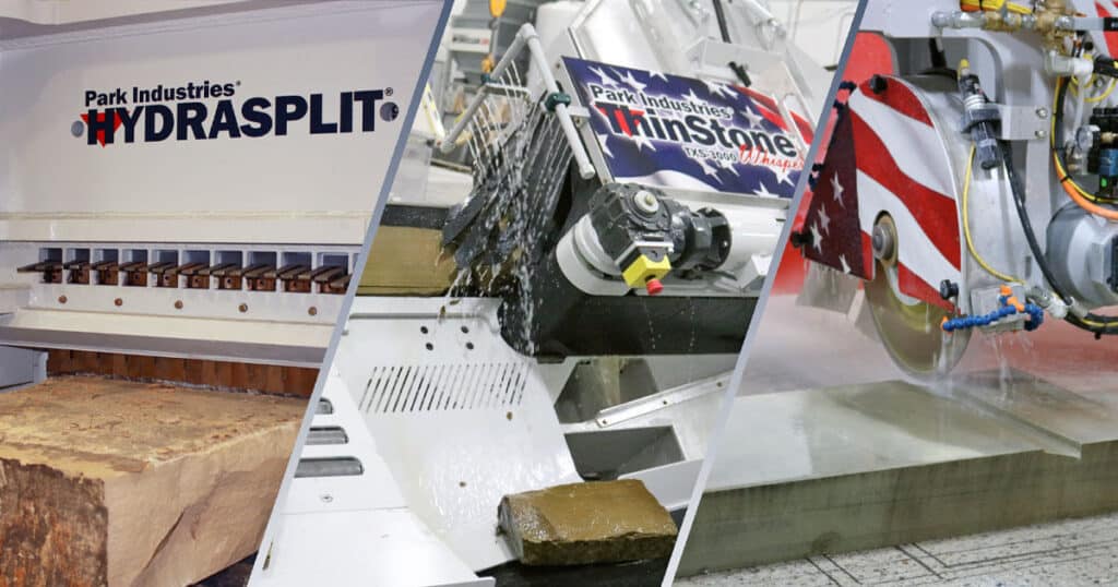 Thinstone saws, veneer saws, stone splitters, architectural solutions