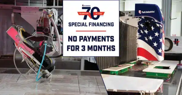 70th Anniversary Special Financing on any Machine - Park Industries