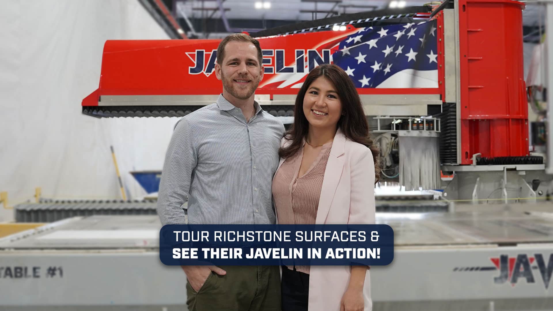 See the JAVELIN CNC Sawjet at the Digital Stoneworking Expo