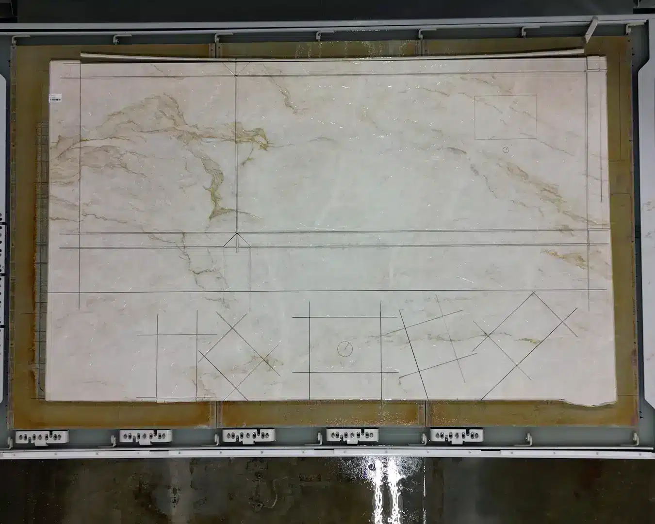 Finished Quartzite Cutting on JAVELIN CNC Sawjet