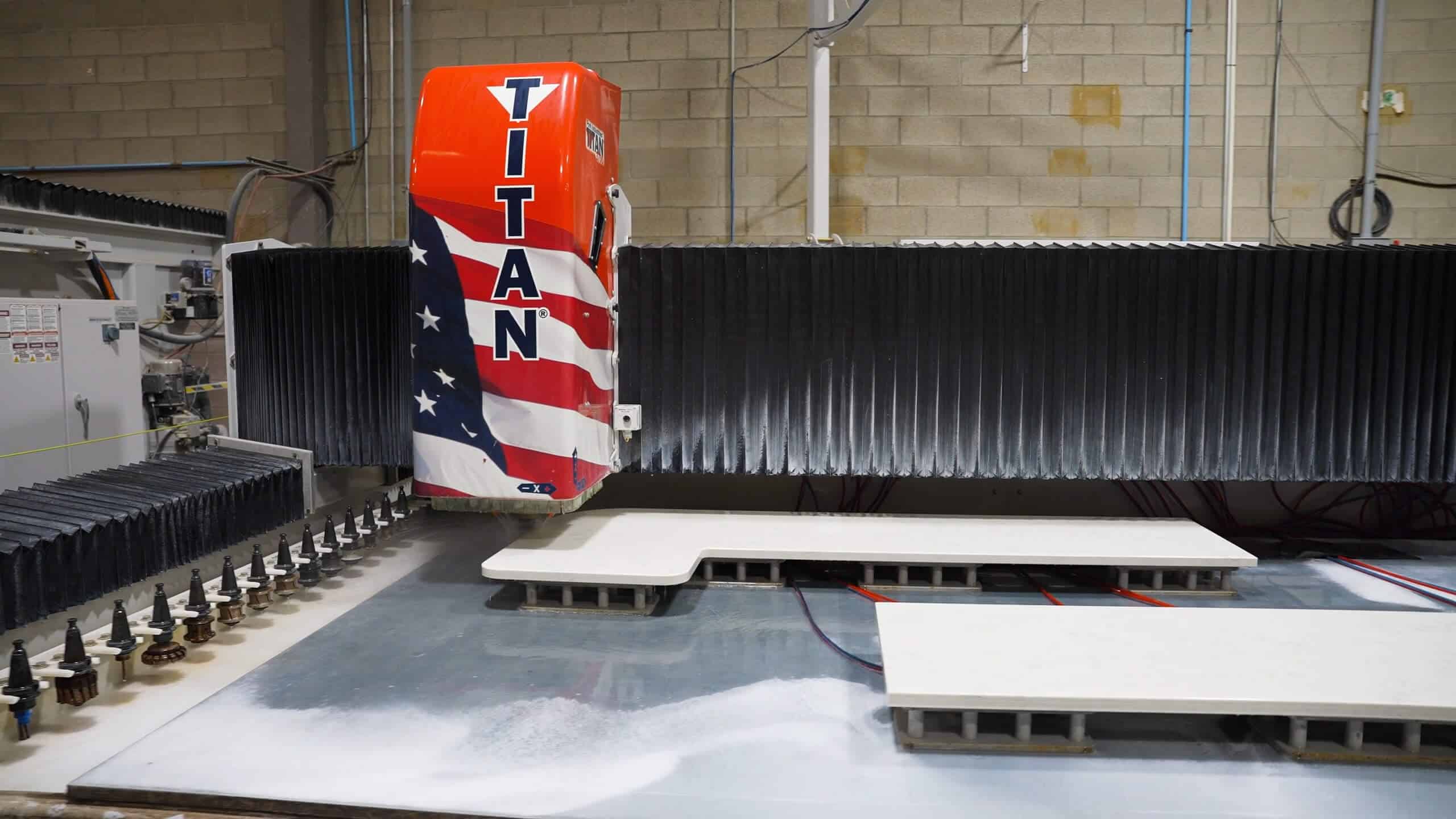 TITAN CNC Router at A-One Solid Surfacing
