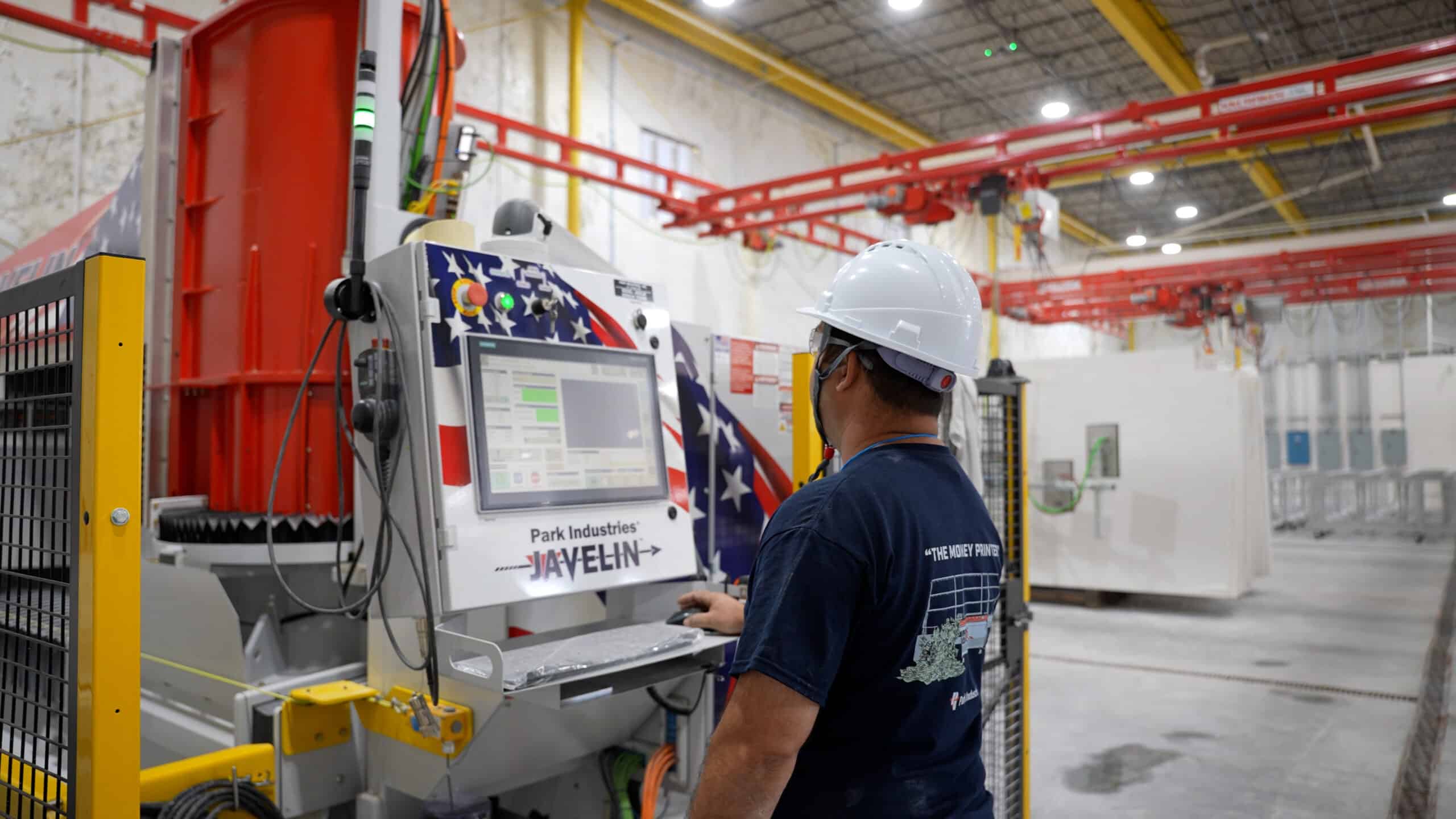 JAVELIN CNC Sawjet at Edged in Stone II