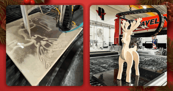 Cutting Freestanding Reindeer & Sleigh - Blog Header