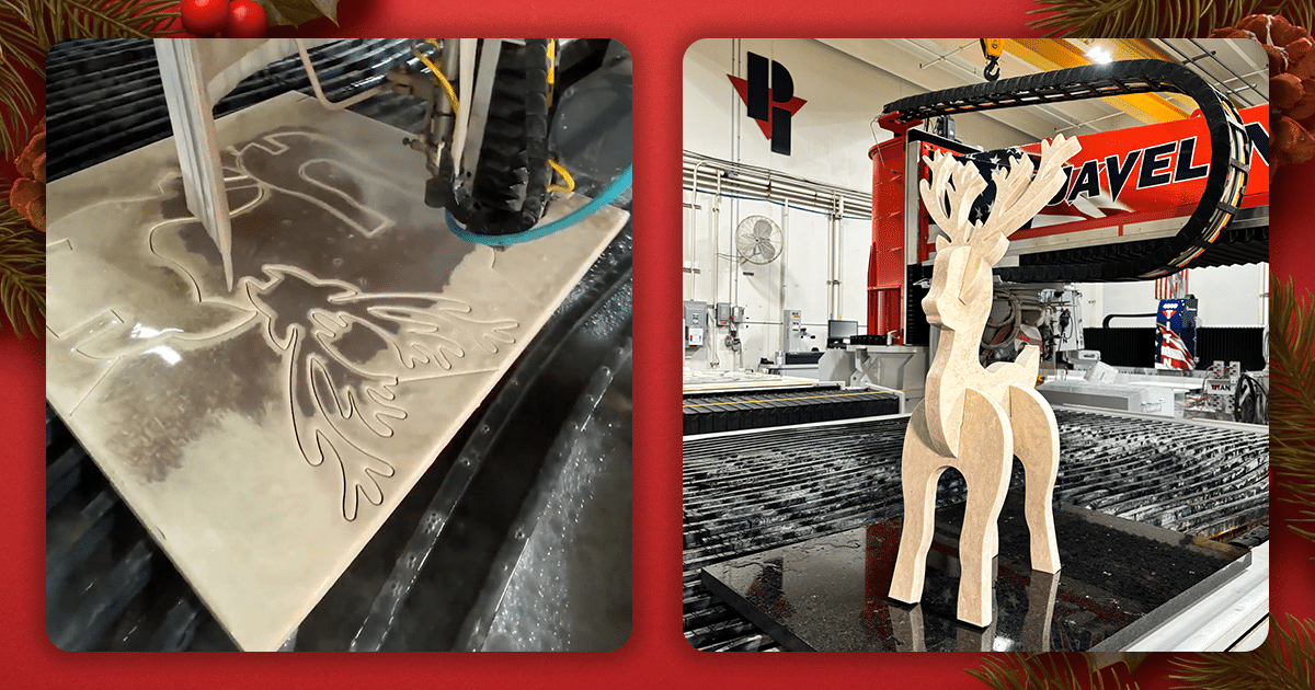 Cutting Freestanding Reindeer & Sleigh - Blog Header