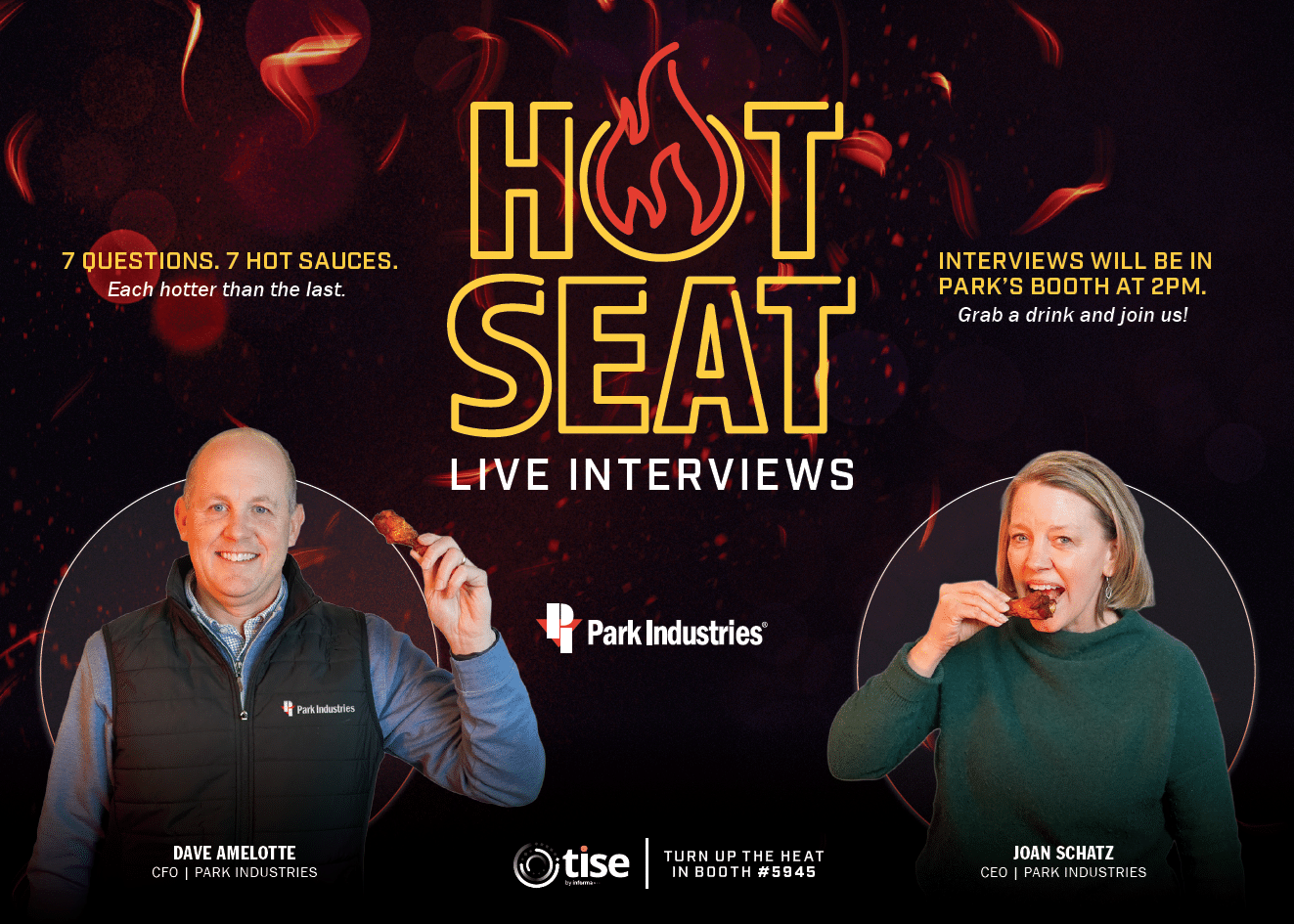Hot Seat at TISE 2026 - Park Industries Leaders